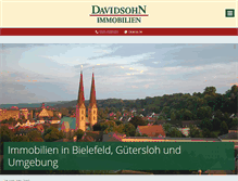 Tablet Screenshot of davidsohn-immobilien.de